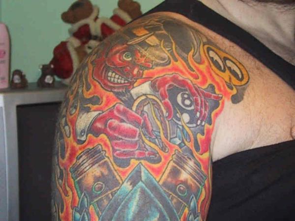 Hot Rod Tattoo's By Johnny Rahbek