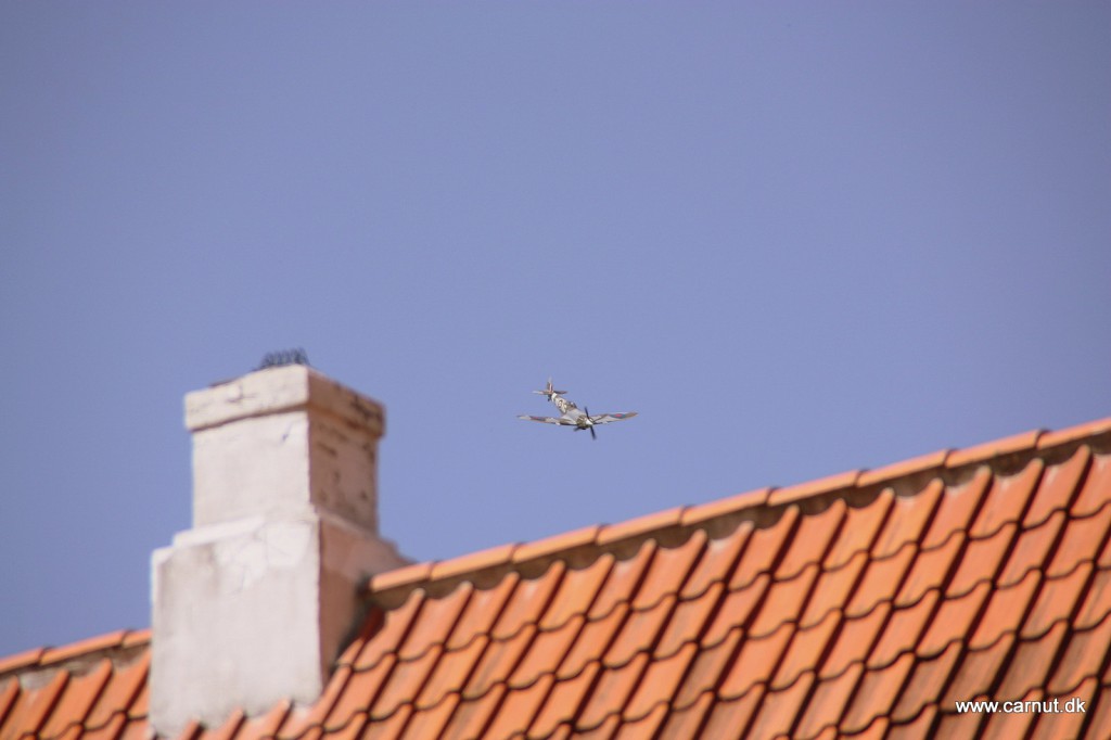 Flyopvisning med en Marine Spitfire fra 2. verdenskrig